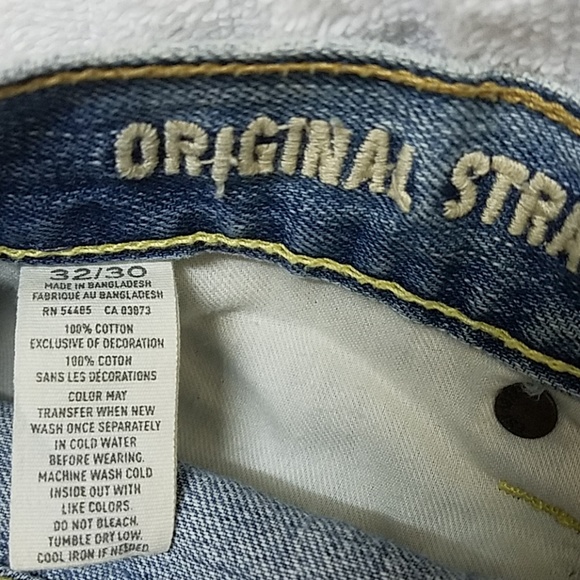 Men's AE original straight Jean's - Picture 3 of 3